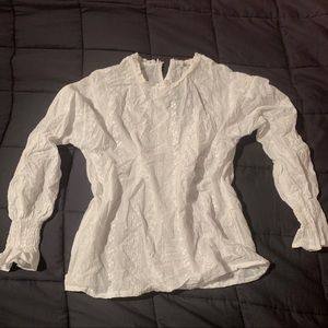 White Lace Shirt